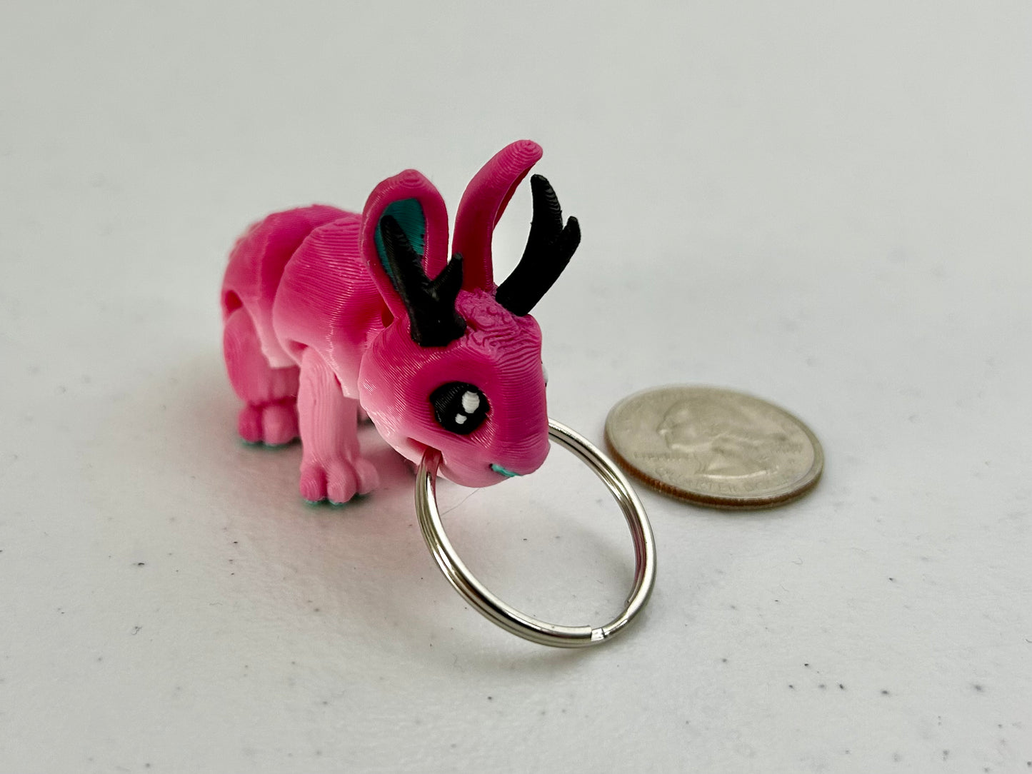 Jackalope Keychain