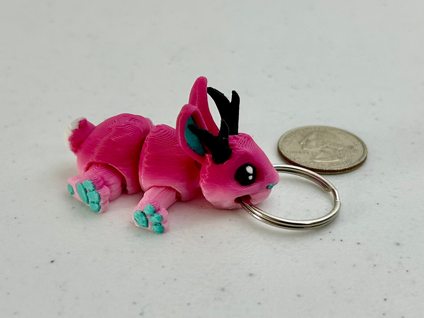 Jackalope Keychain