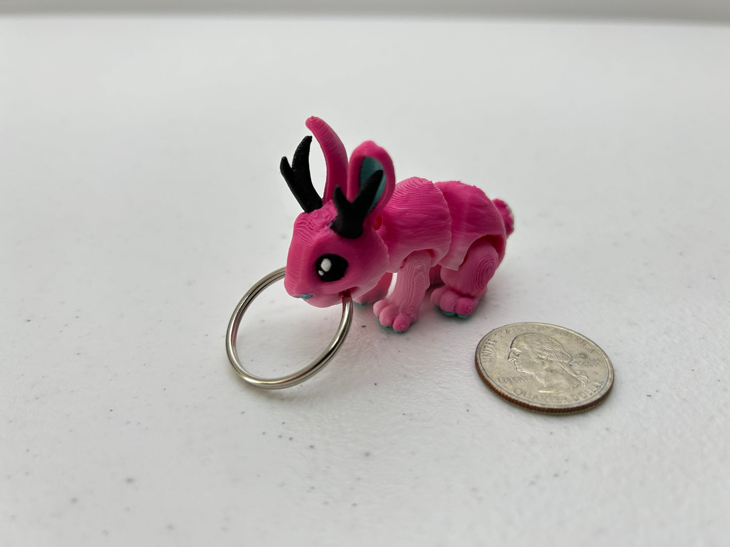 Jackalope Keychain