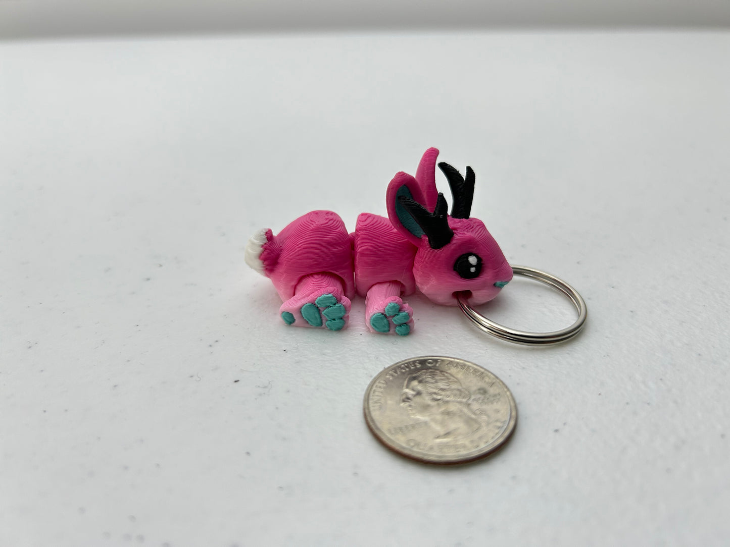 Jackalope Keychain