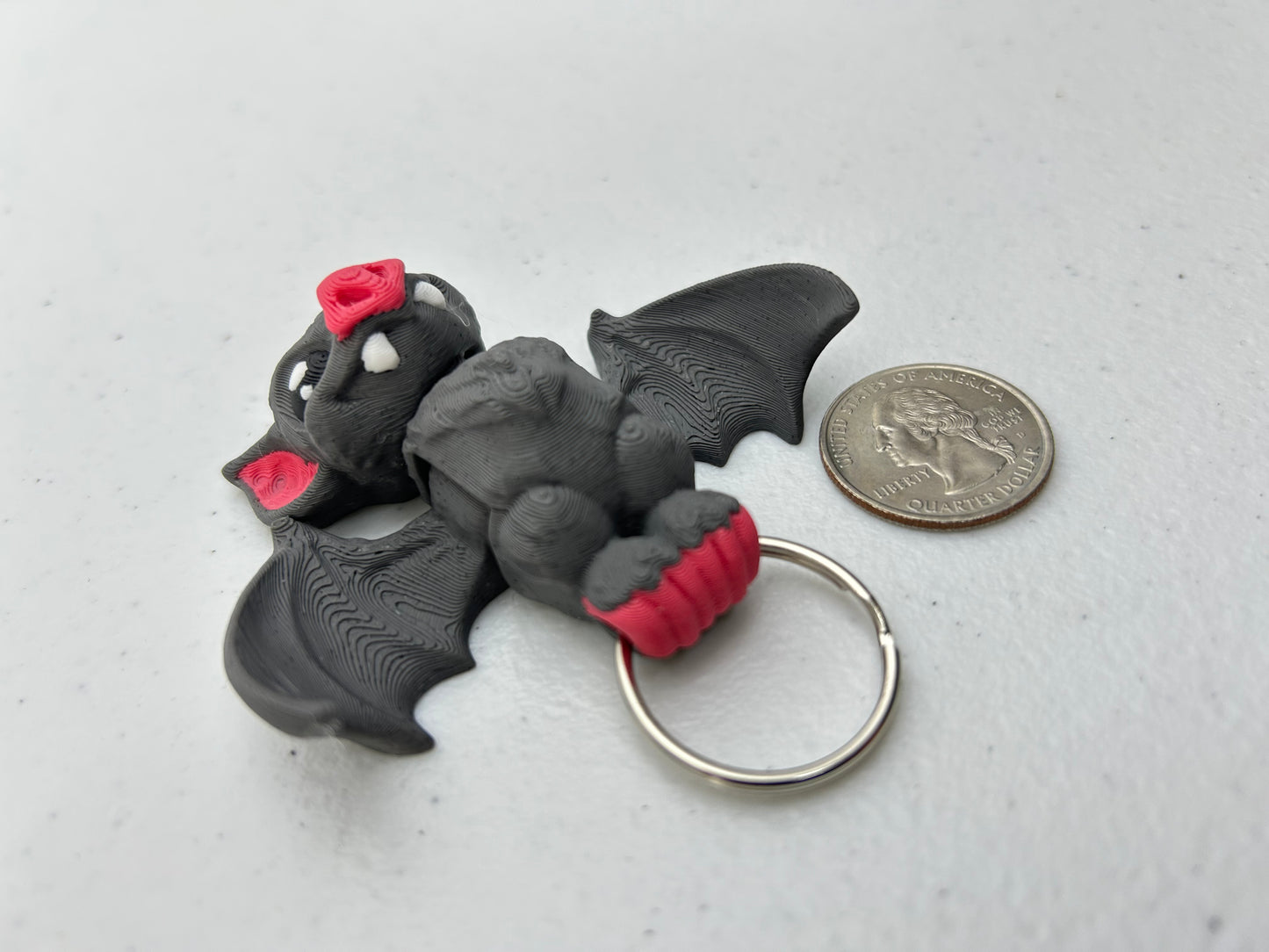 Vampire Bat Keychain