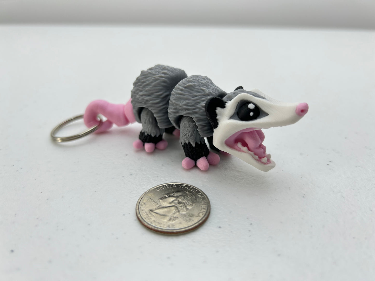 Opossum Keychain