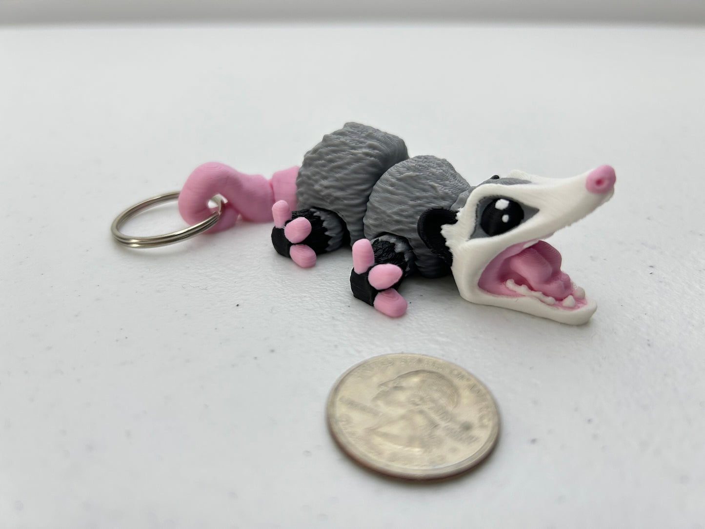 Opossum Keychain