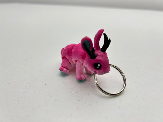 Jackalope Keychain