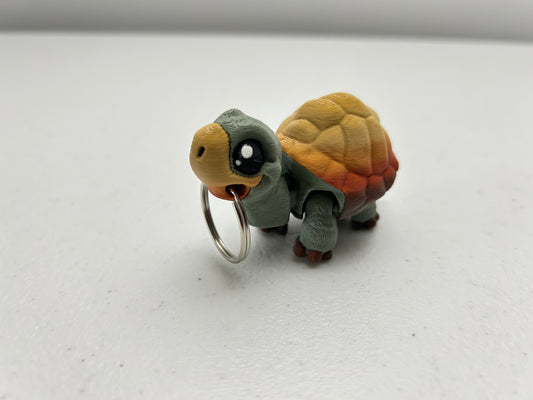 Tortoise Keychain