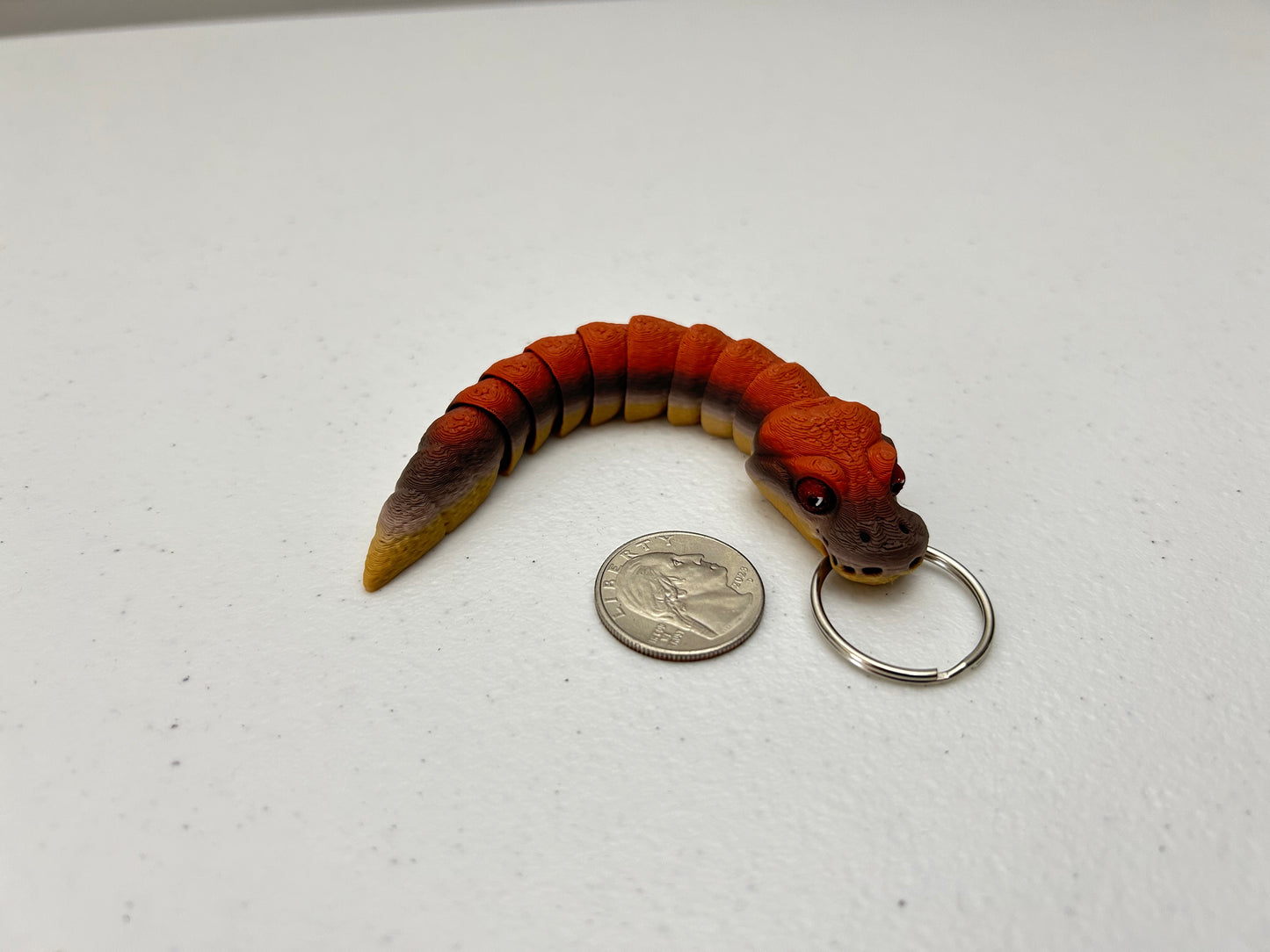 Ball Python Keychain