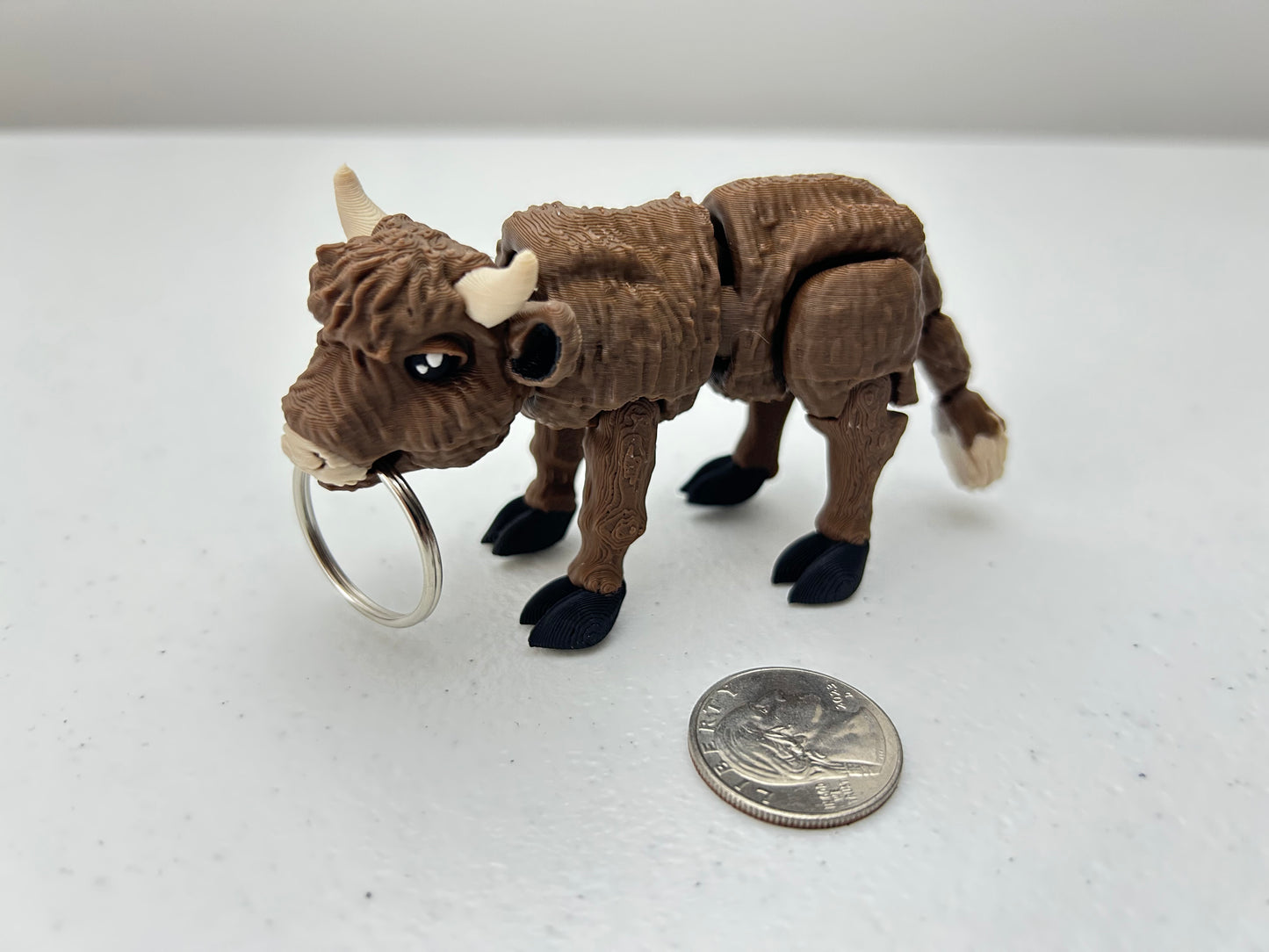 Highland Cow Keychain