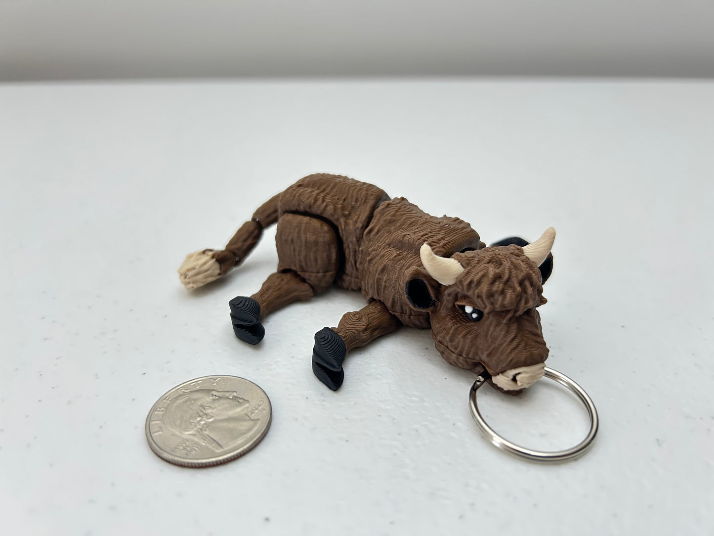 Highland Cow Keychain