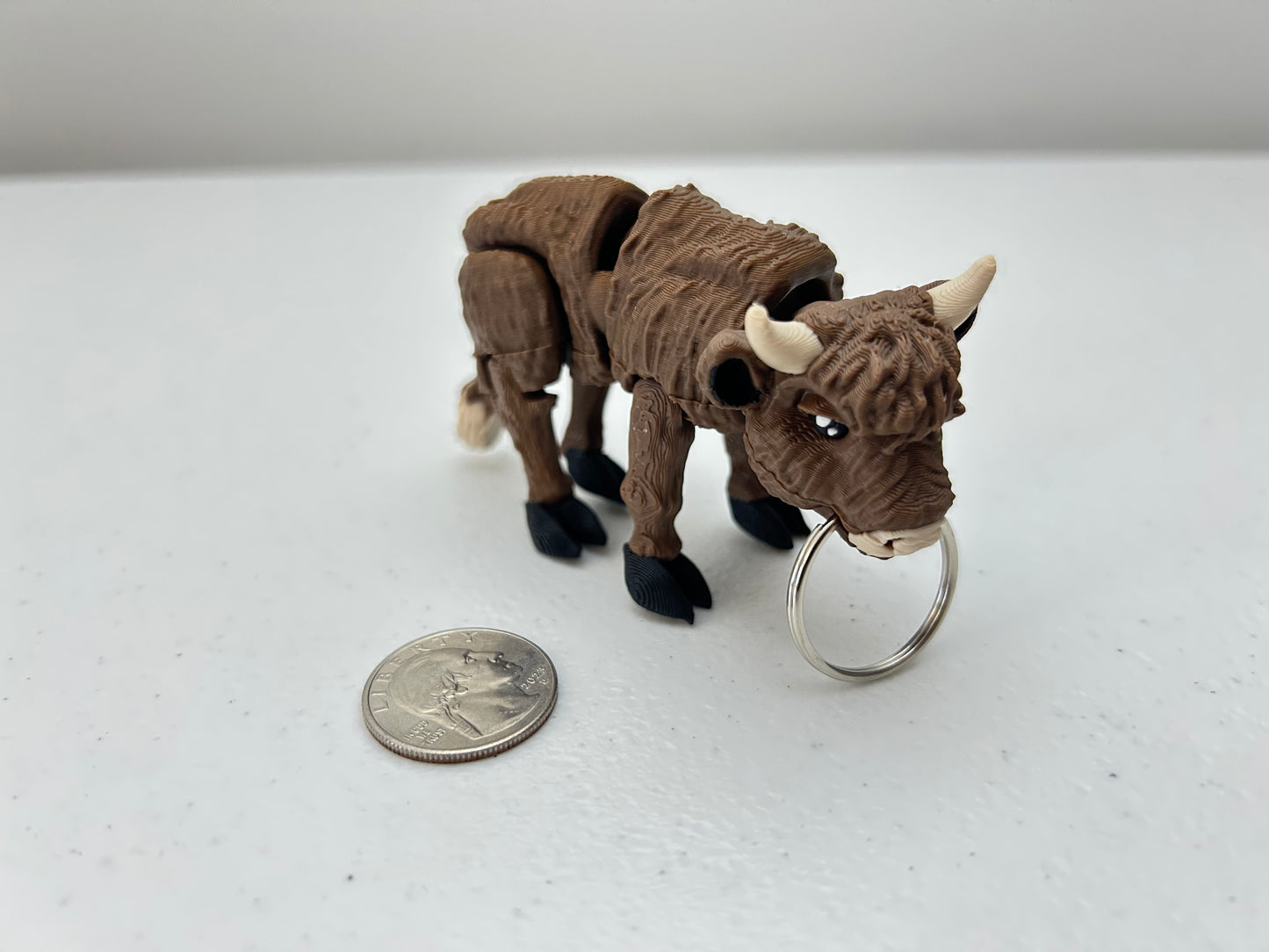 Highland Cow Keychain
