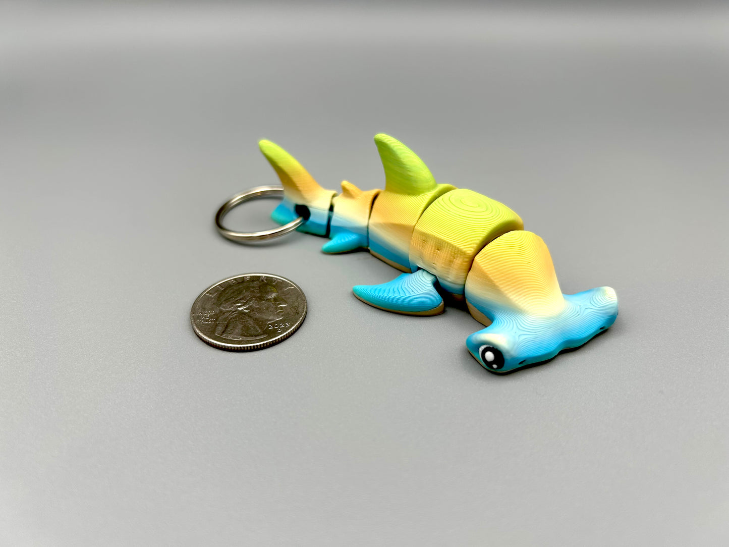 Hammerhead Shark Keychain