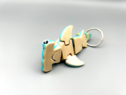 Hammerhead Shark Keychain