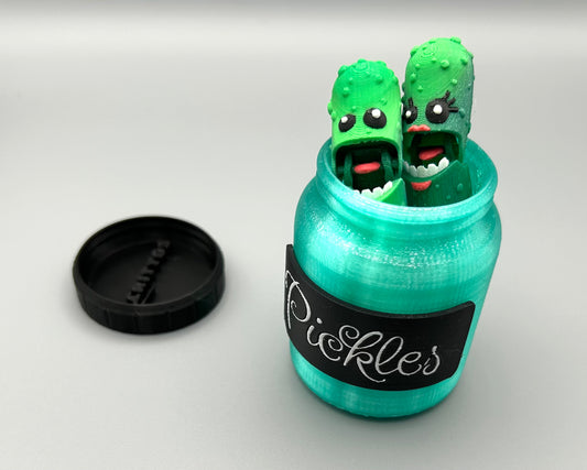 Pickle Jar with Pickle Munchies