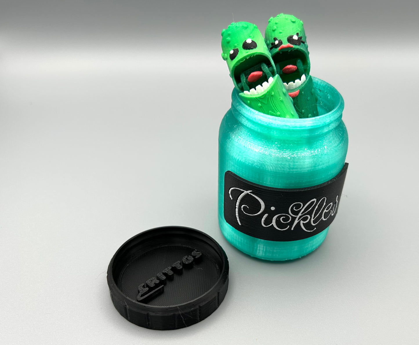 Pickle Jar with Pickle Munchies