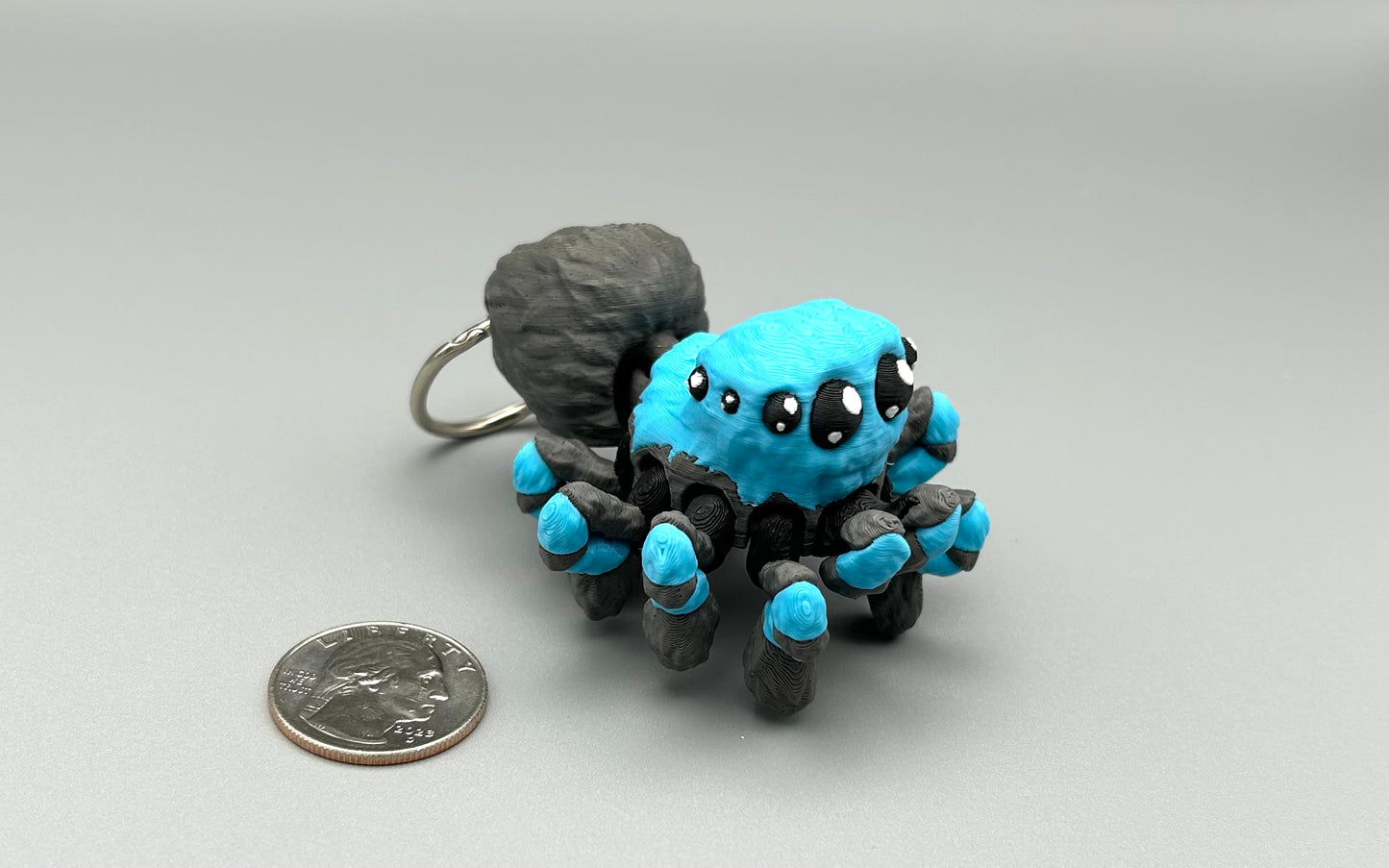 Magnetic Tarantula Spider Keychain
