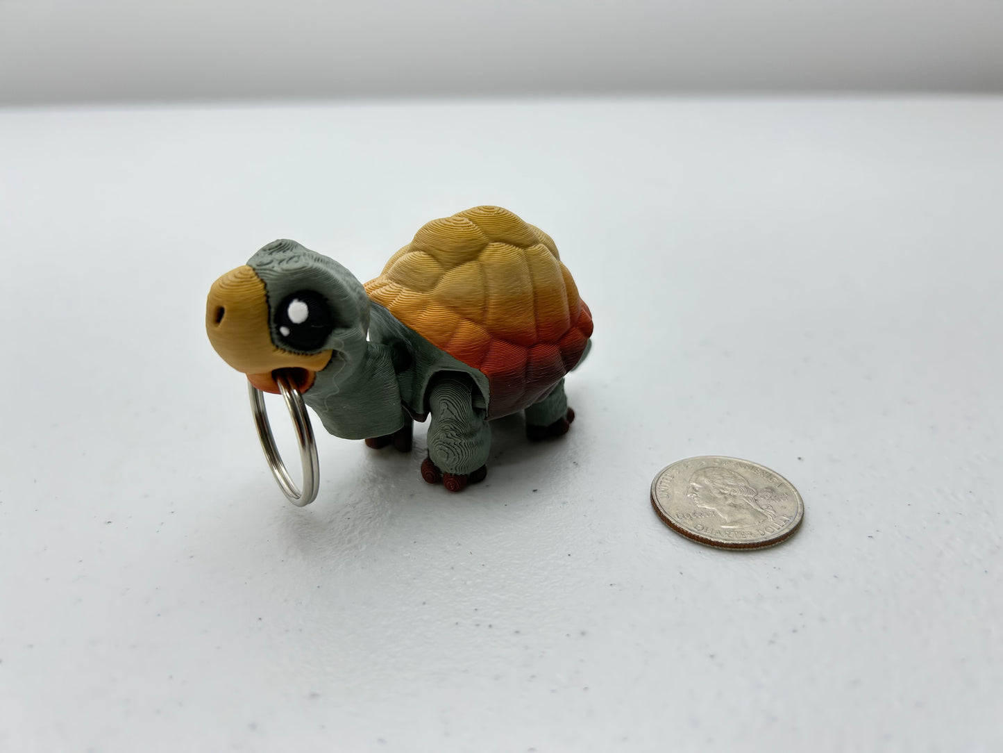 Tortoise Keychain