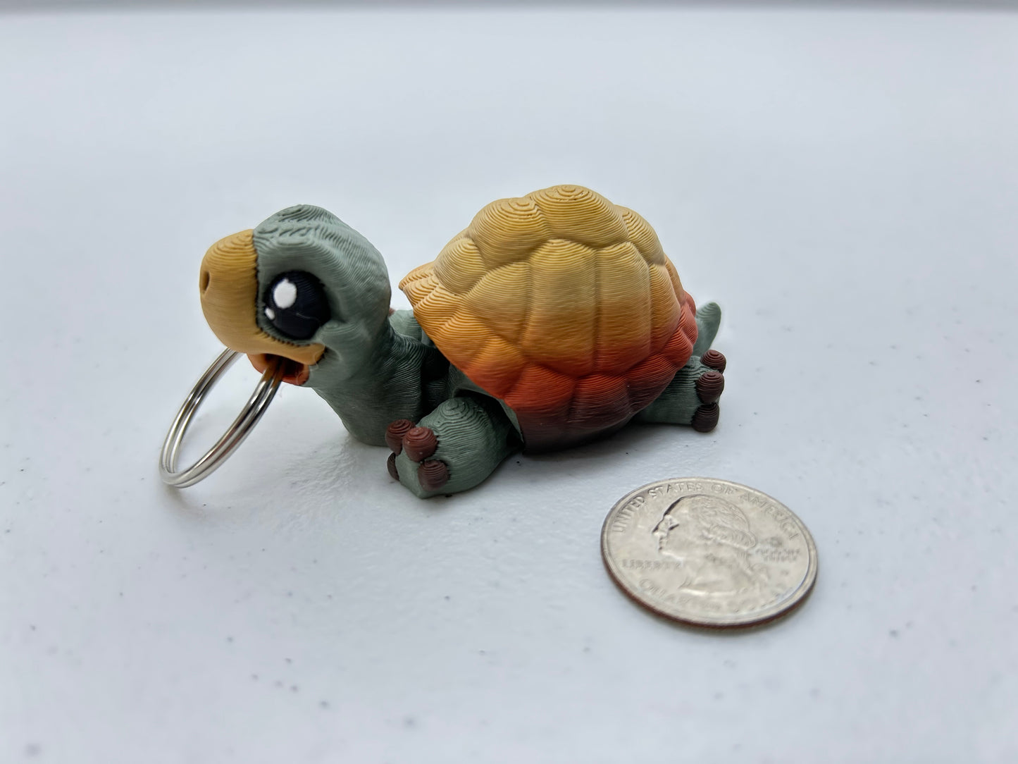 Tortoise Keychain