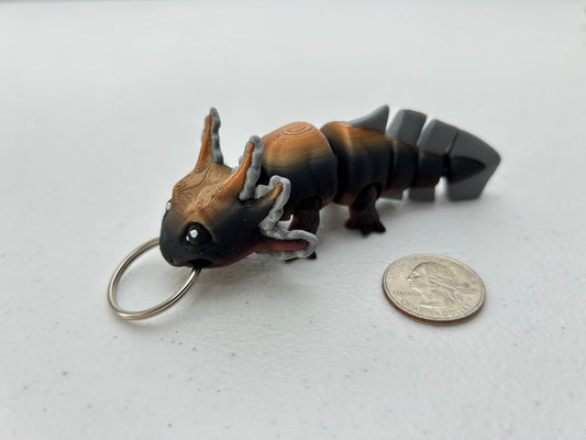 Axolotl Keychain