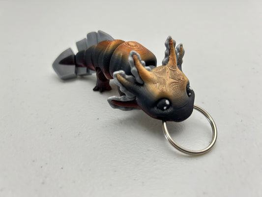 Axolotl Keychain