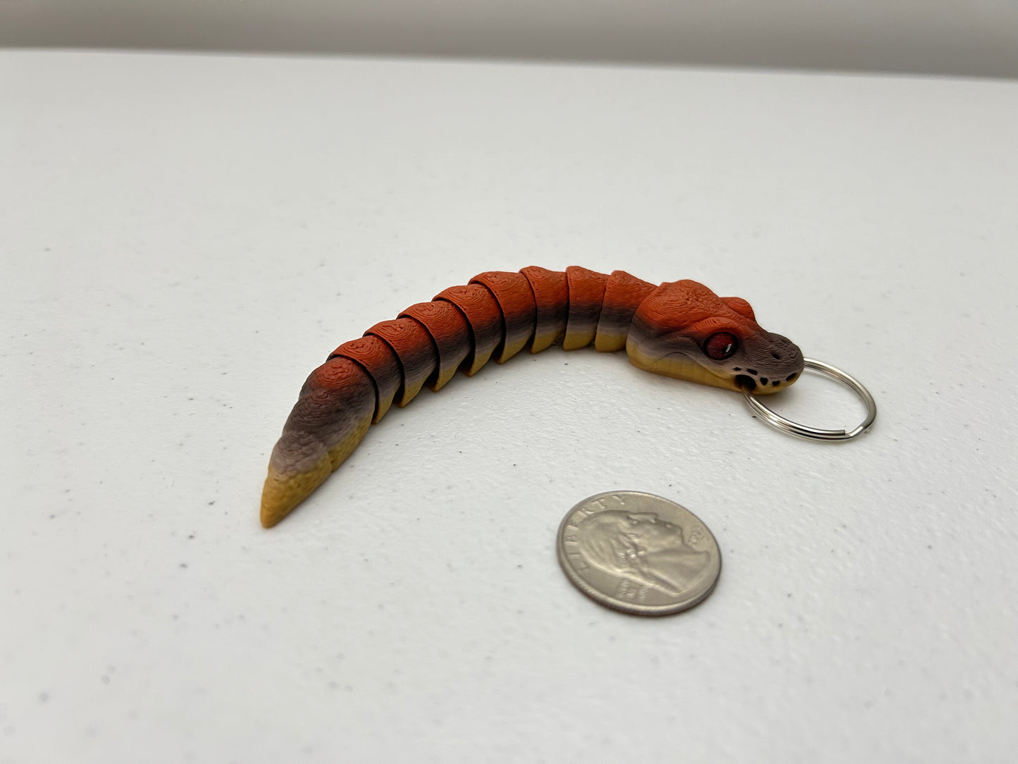 Ball Python Keychain