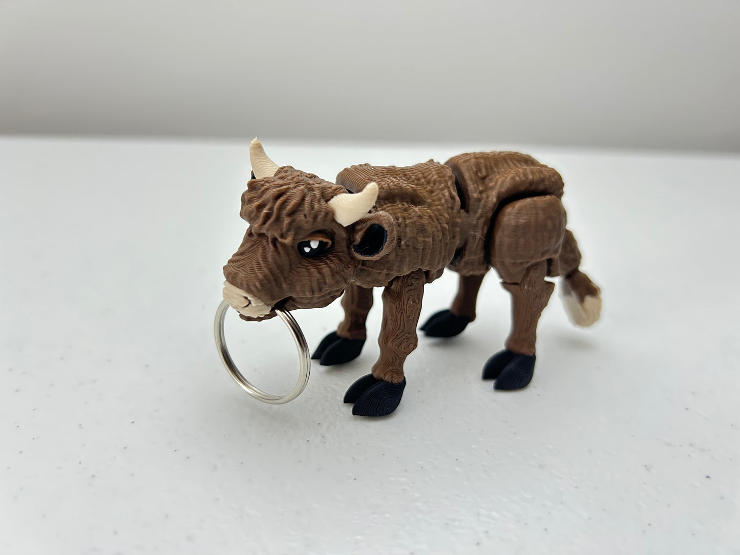 Highland Cow Keychain